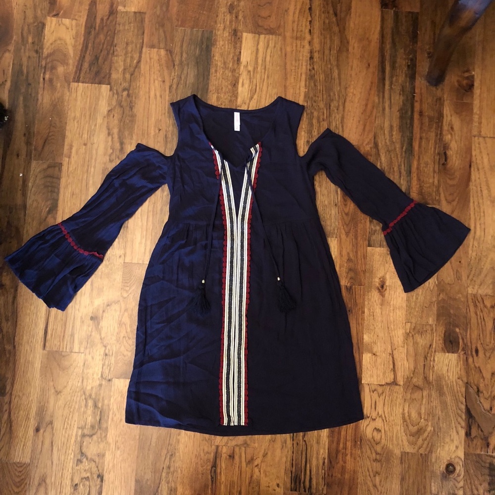 Cold shoulder dress